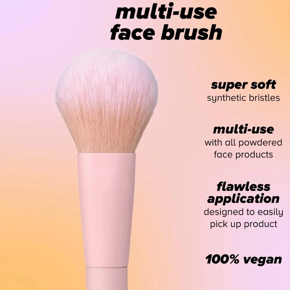 Lottie London Flawless Face Makeup Brush Set (3 pc)